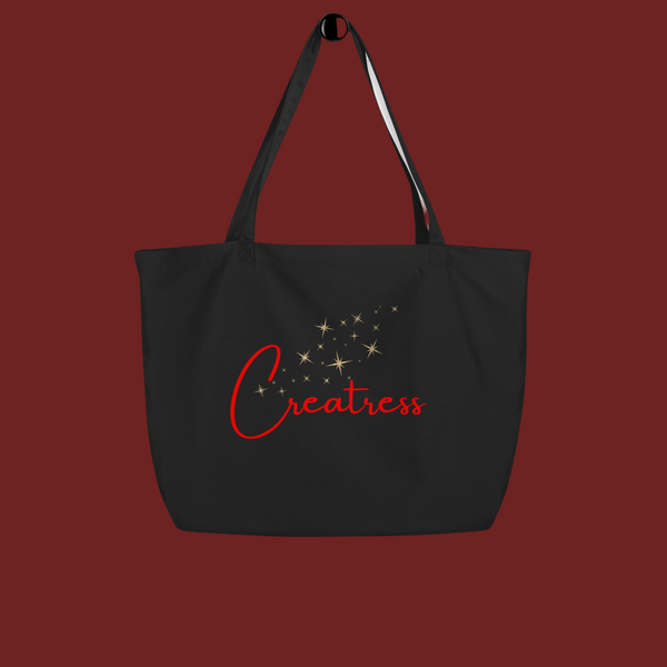 The Creatress Large Organic Cotton Tote