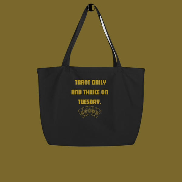 The Tarot Tuesday Large Organic Cotton Tote