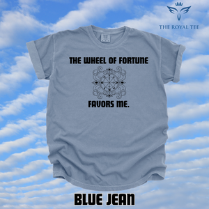 The Wheel of Fortune Unisex Vintage Royal Tee