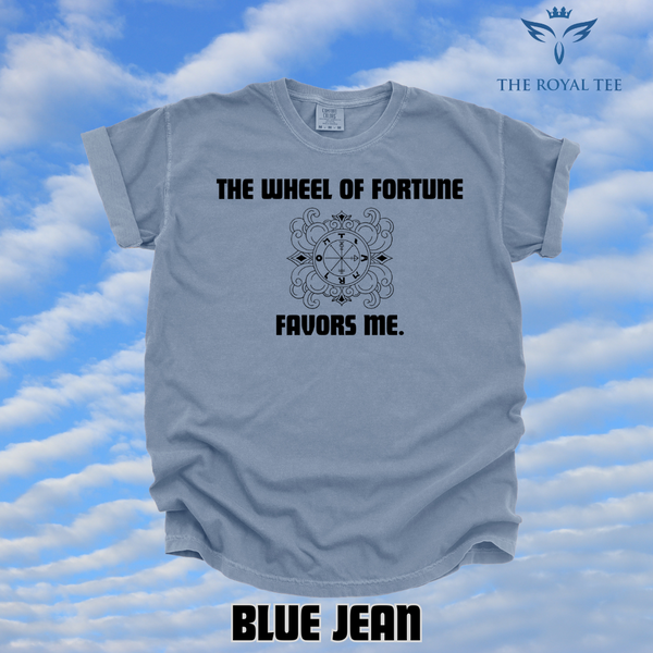 The Wheel of Fortune Unisex Vintage Royal Tee