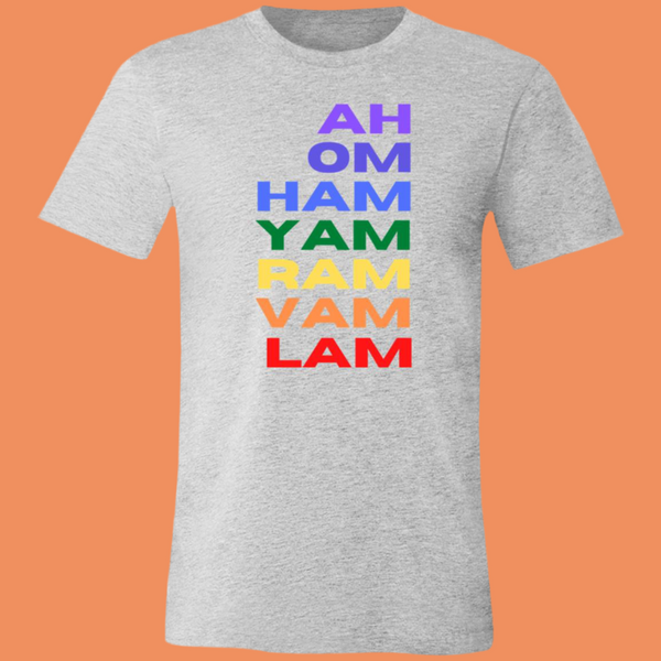The Seven Chakra Alignment Unisex Royal Tee