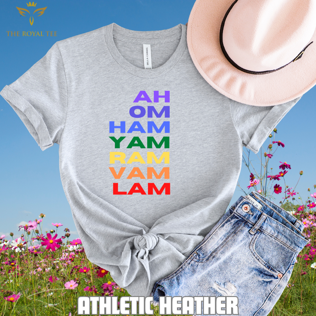 The Seven Chakra Alignment Unisex Royal Tee