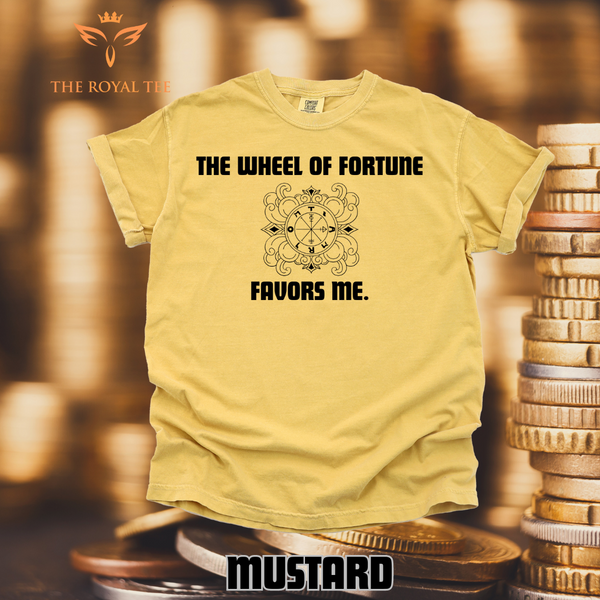 The Wheel of Fortune Unisex Vintage Royal Tee