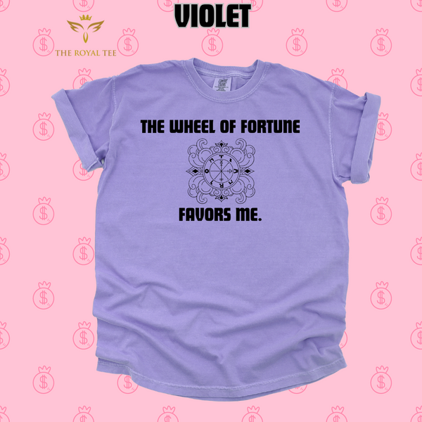 The Wheel of Fortune Unisex Vintage Royal Tee