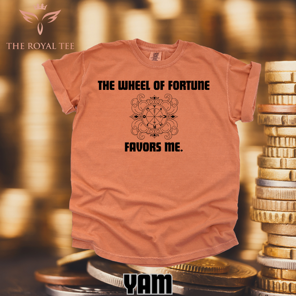 The Wheel of Fortune Unisex Vintage Royal Tee