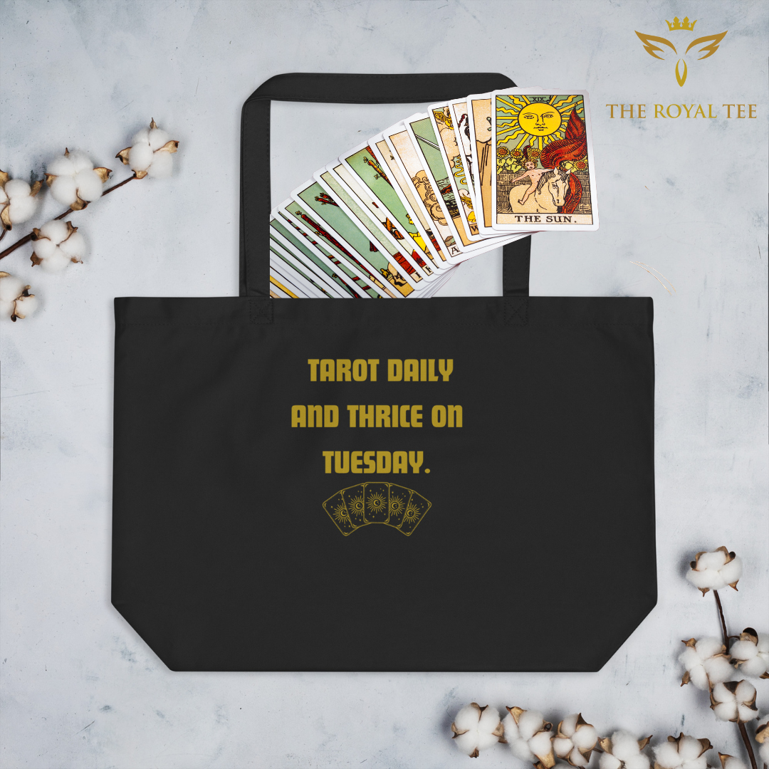 The Tarot Tuesday Large Organic Cotton Tote